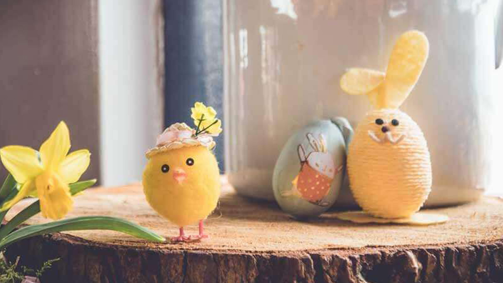 Das Bild zeigt Osterdekoration.