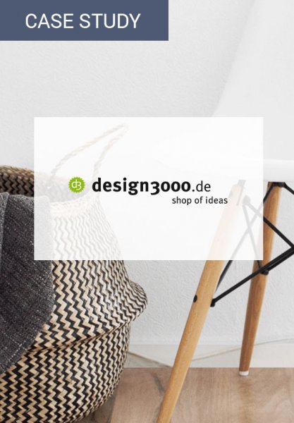Vorschaubild der Case Study zur Umsatzsteigerung bei design3000 durch personalisierte Newsletter wie z. B. eine Geburtstagsmail.
