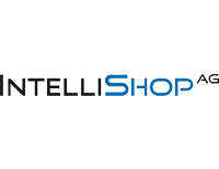 Abgebildet ist das Logo von intellishop, dem E-Commerce Partner von epoq.