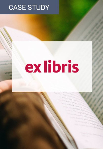 Vorschaubild der Case Study zur Umsatzsteigerung von Ex Libris. Zur Bewertung von Veränderungen im Online Shop kann E-Commerce-Analytics eingesetzt werden.